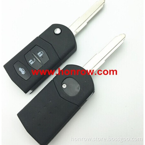 New arrival Mazda 3 button remote key shell case